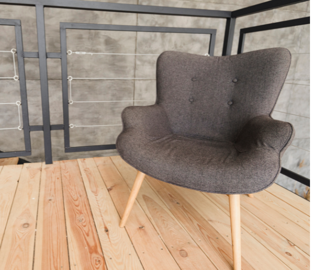 engineered hardwood flooring materials staged for Indio, CA install