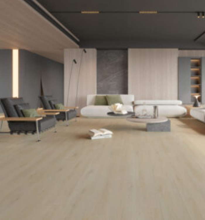 laminate flooring materials staged for Indio, CA install